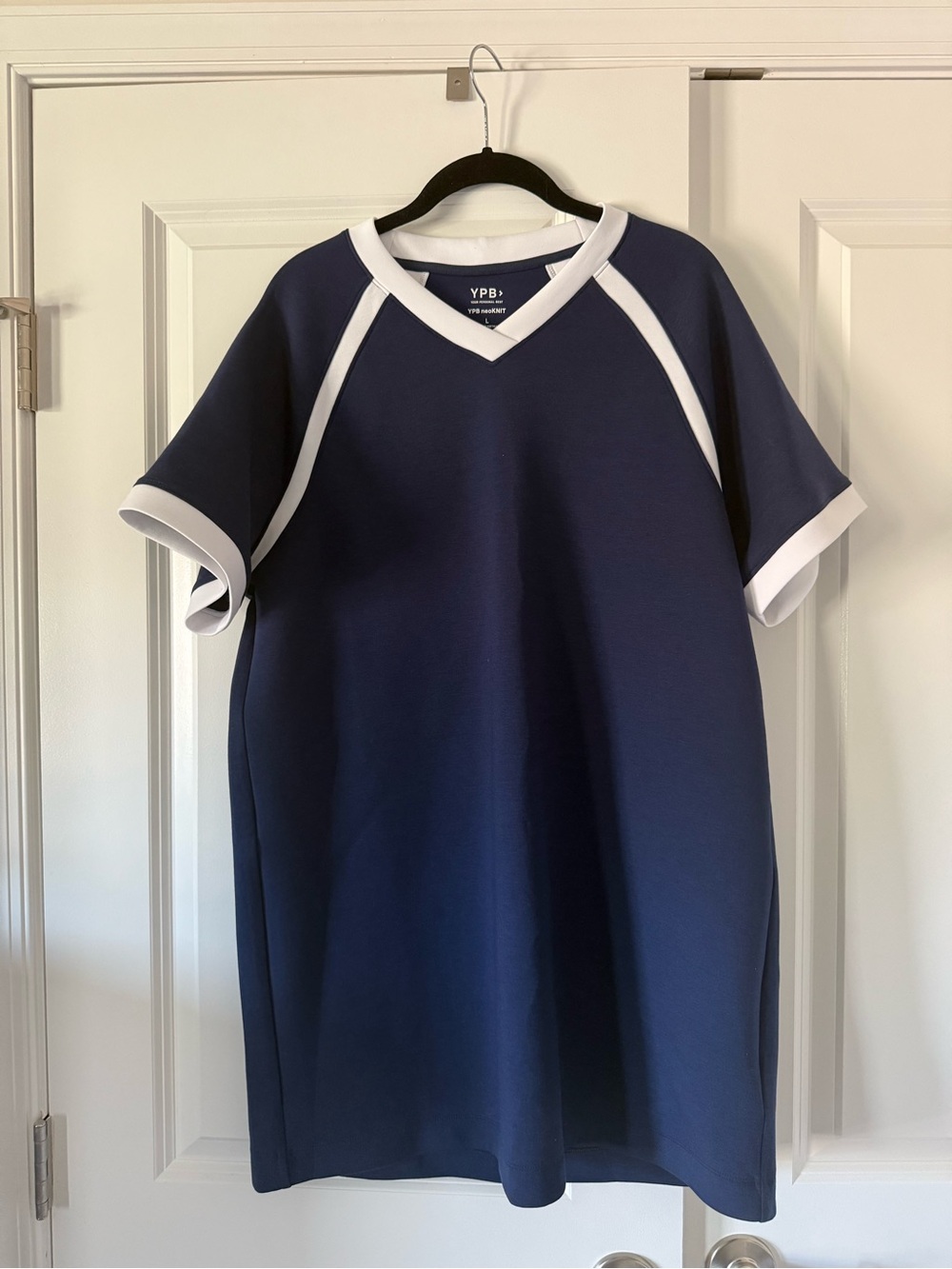 Abercrombie & Fitch YPB Line - Navy and White Sporty V-Neck Dress